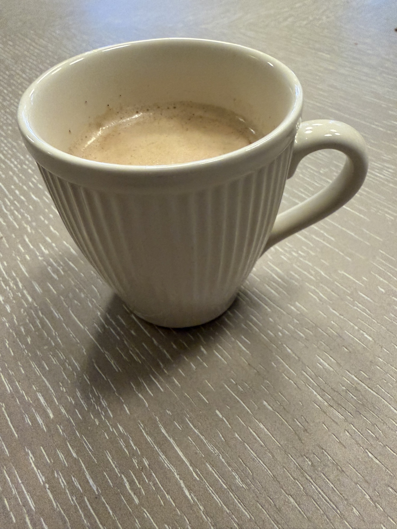 Morning black coffee